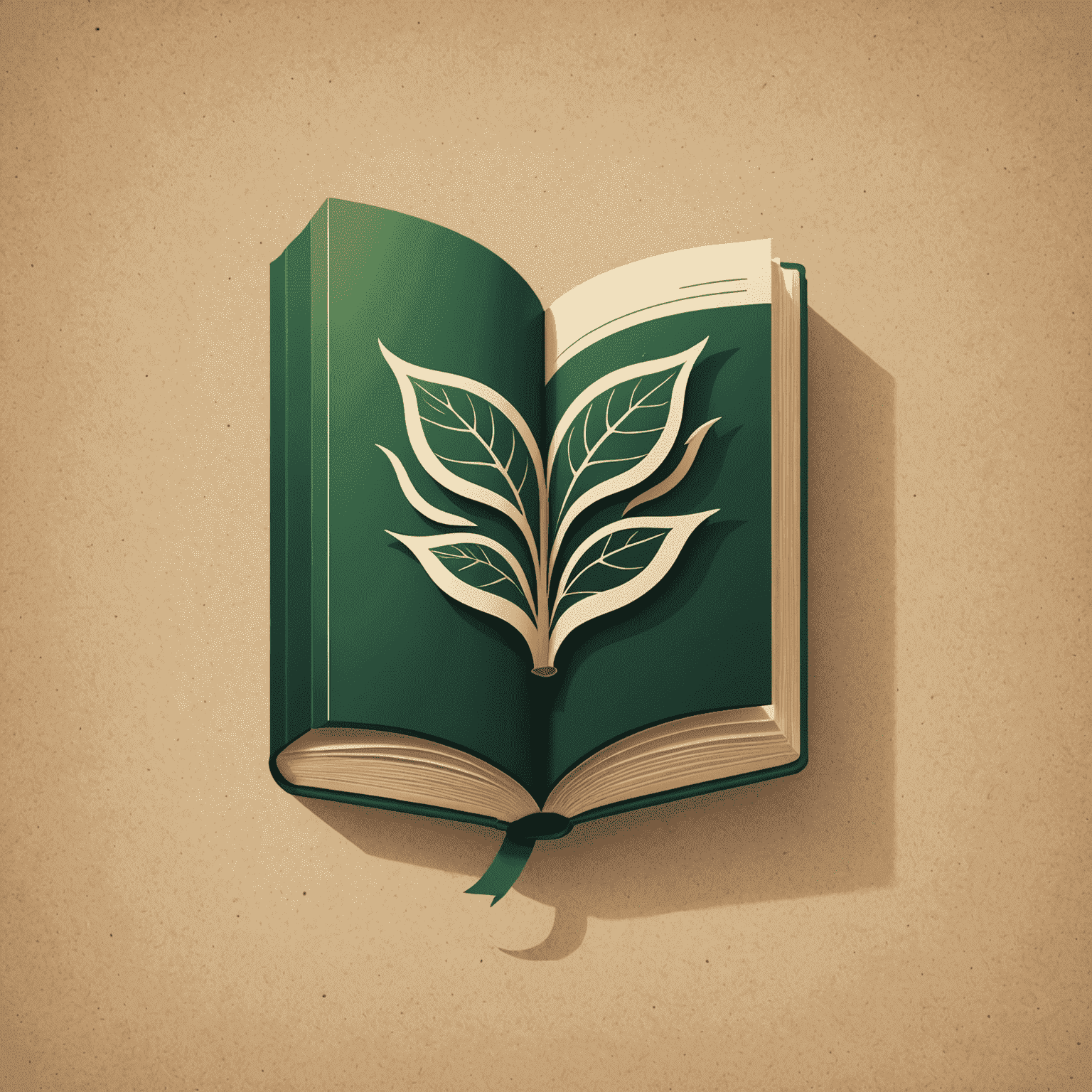 rawthetera logo featuring a stylized book design